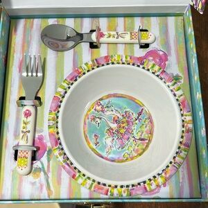 Mackenzie Childs Ballerina Dinnerware Set